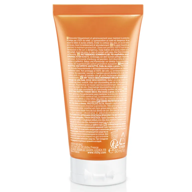 CAPITAL SOLEIL CREMA PROTECTORA ROSTRO TACTO SECO SPF 50