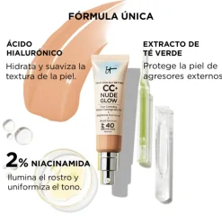 CC+ NUDE GLOW BASE DE MAQUILLAJE CON SPF 40+