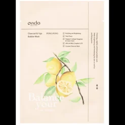 CHARCOAL & YUJA BUBBLE MASK 25 ML