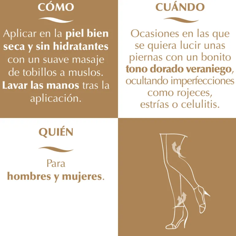 Color Dren Crema Maquillaje para Piernas Drenante Estiliza