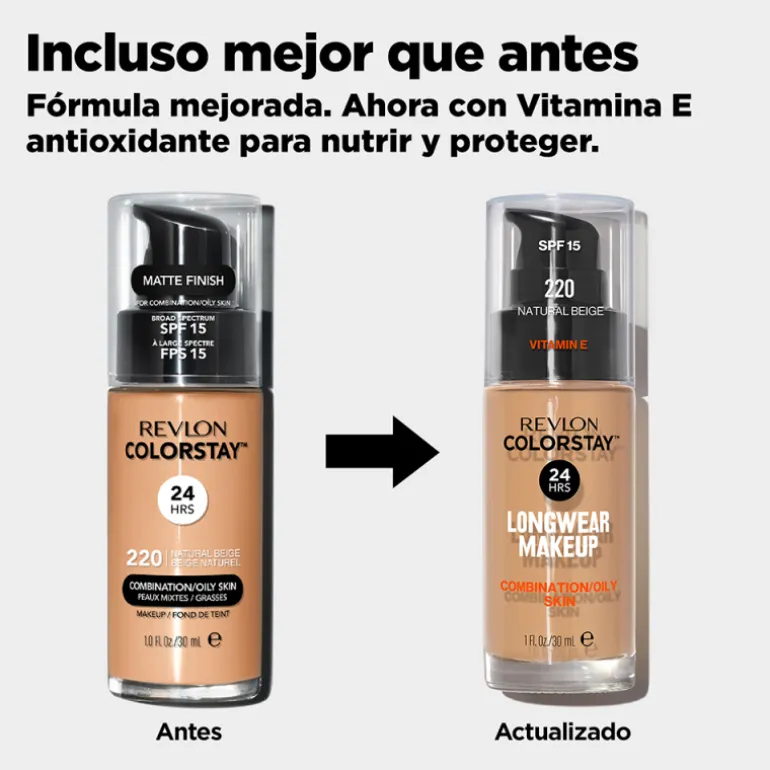 Colorstay Makeup Piel Mixta y Grasa Spf15
