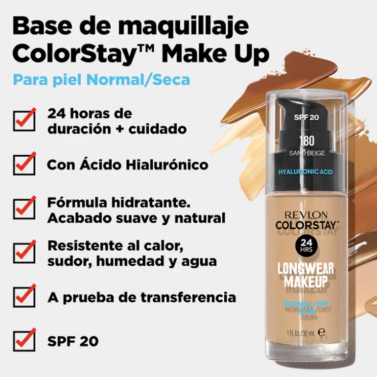 Colorstay Makeup Piel Normal y Seca Spf20