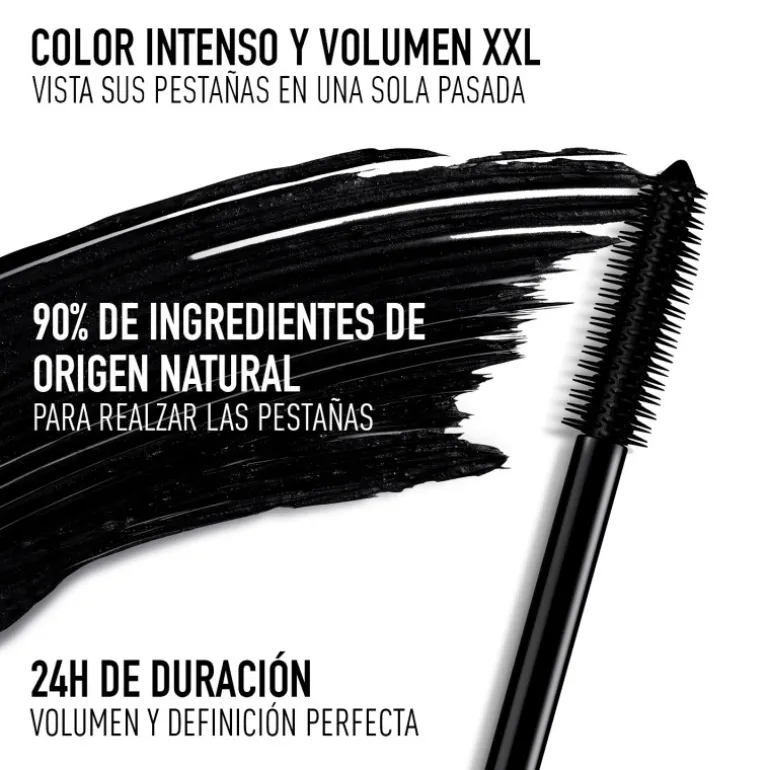 DIORSHOWPump 'N' Volume Máscara squeezable volumen XXL duración 24 horas - color intenso y fórmula con tratamiento - 90 % de ingredientes de origen natural