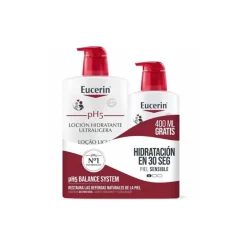 EUCERIN PACK LOCIÓN HIDRATANTE ULTRALIGERA + 400 GRATIS