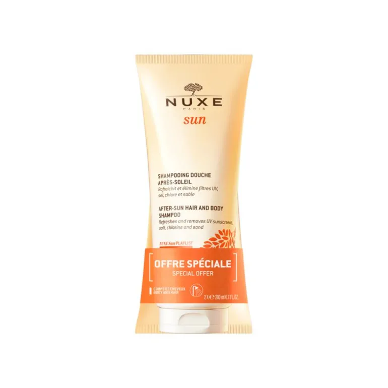 NUXE SUN SHAMPOOING DOUCHE APRÈS-SOLEIL DUPLO 2X200ML