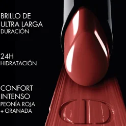 ROUGE DIOR ON STAGEBarra de labios acabado brillante duración ultralarga
