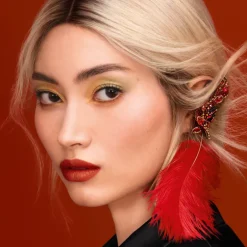 Rouge G Majestic Feathers Carcasa Joya con Doble Espejo Edición Limitada