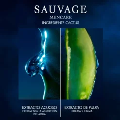 SAUVAGELimpiador facial - carbón negro y cactus