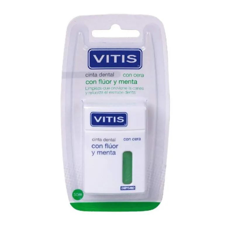 VITIS CINTA DENTAL CON CERA FLUOR Y MENTA