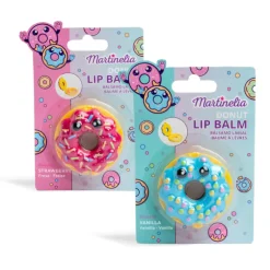 World Donut Lip Balm Keychain